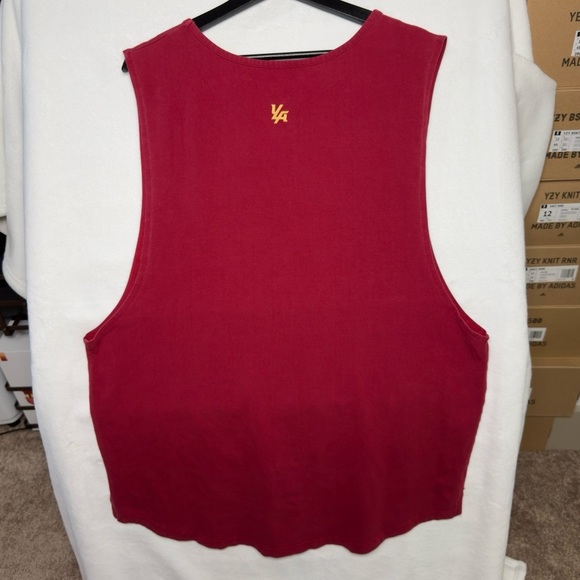YOUNGLA Red Drop-Cut Muscle Tank (XXL) - Picture 4 of 8